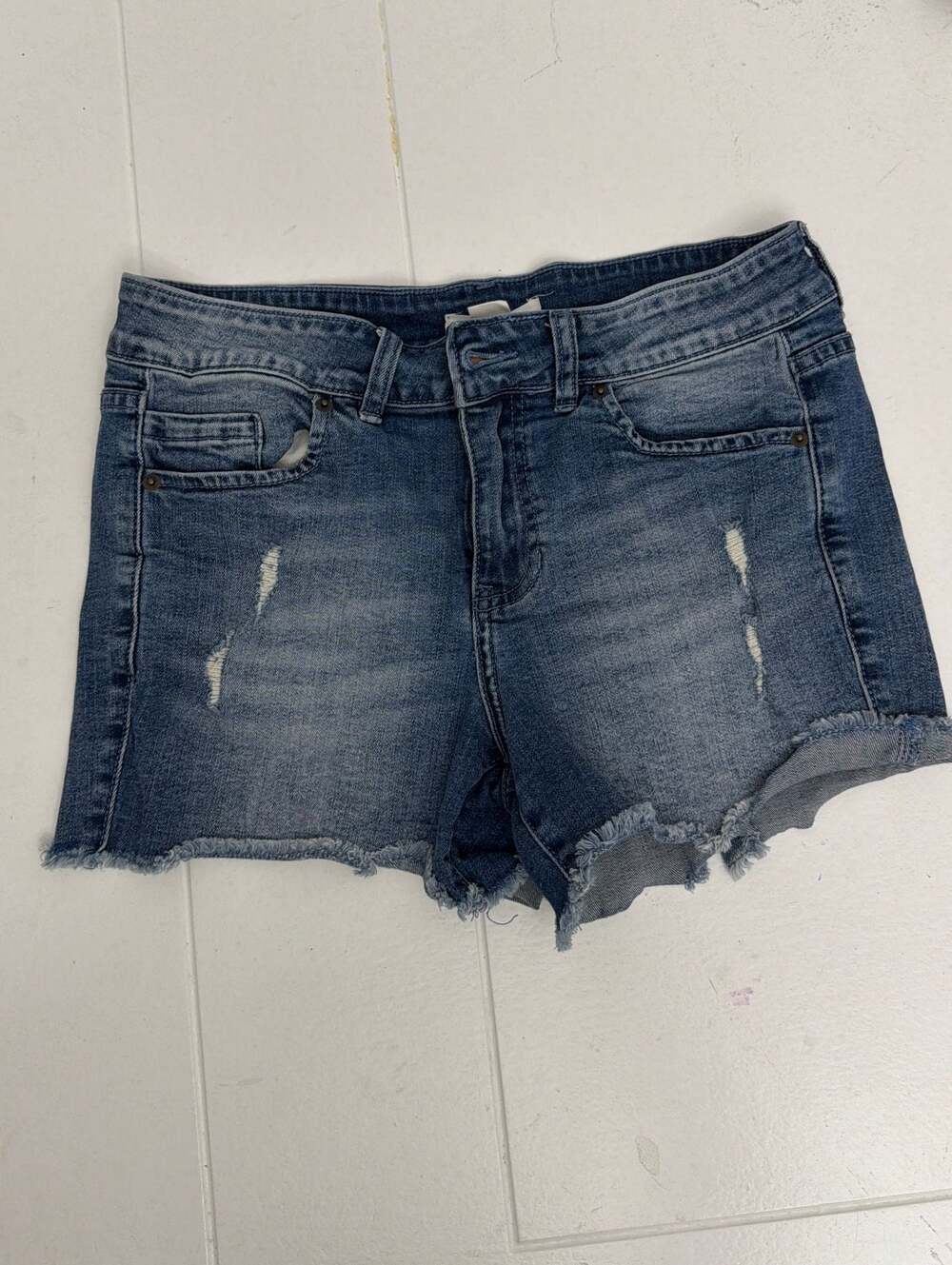 O'Neill Distressed Denim Cutoff Shorts Size 29